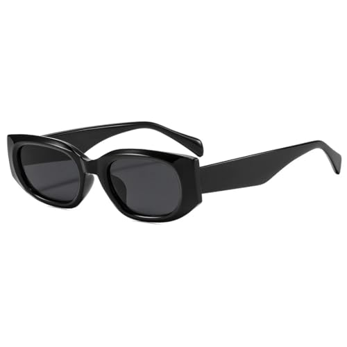 Lunettes de soleil ovales unisexes rétro avec verres de protection UV400 de catégorie 3