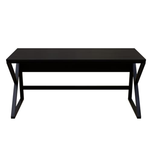 Image of Riyan Luxiwood Alden Brown Computer Table in Engineering Wood for Home & Office, Simple Style Desk, Scratch Resistance Surface, Easy to Assemble, Study Table for Kids (Size-15 X 6 X 75 Cm)