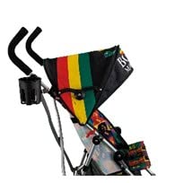 Miniatura 4 de Daphyl's - Cochecito plegable ultraligero con correa de hombro fácil de llevar, arnés de seguridad de 5 puntos, además de muchas características,