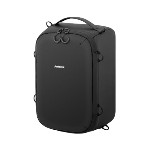 AMBITFUL Medium Camera Cube Insert for Backpack Waterproof Padded Camera Insert with Dividers Quick Access for Travel Photography Gear Organizer (8.5L)