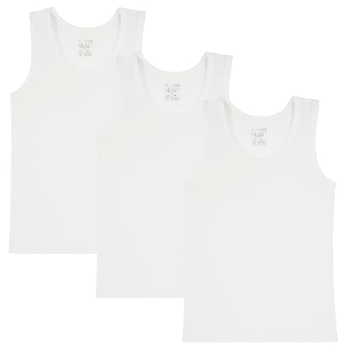 Men's Undershirts Bamboo Rayon Comfort Shirts Moisture-Wicking Tank Tops 3 Pack