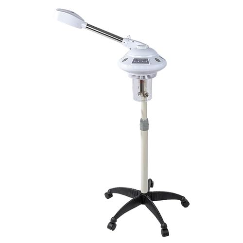 Vaporizador facial vertical para sauna facial, limpiador de poros, boquilla giratoria 360°, vaporizador de ozono, nano-atomización, 750 W, 680 ml