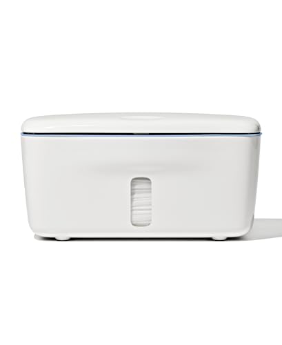 Image of OXO Tot Perfect Pull Wipes Dispenser, Baby Wipe Holder - Dusk