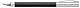 Faber-Castell 148140 - Füllfederhalter AMBITION Edelharz, Feder: M, inklusive Geschenkverpackung, Schaftfarbe: schwarz/silber