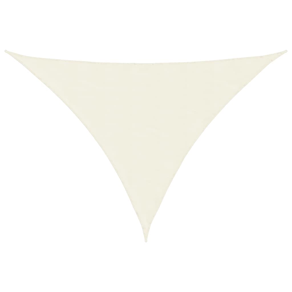 vidaXL Sunshade Sail Oxford Fabric Triangular 4x5x6.4 m Cream