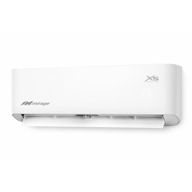 La mejor comparación de Minisplit Midea Inverter los 10 mejores. 48 Mirage X5 Inverter Minisplit 1 Tonelada, 12000 BTU, 17 SEER, Solo Frío, 110 V
