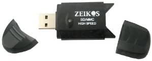 Amazon.com: Zeikos ZE-SDR5 SD/Micro SD Card Reader, USB Type C Micro ...