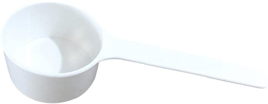 Cuillère doseuse en plastique pour café, protéines, lait en poudre, 8 ml, blanc solide et durable