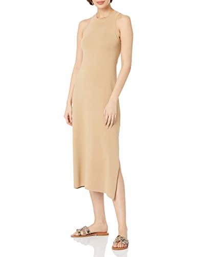 Image of The Drop Women's Gabriela High-Neck Cut-In A-Line Side-Slit Maxi Sweater Dress