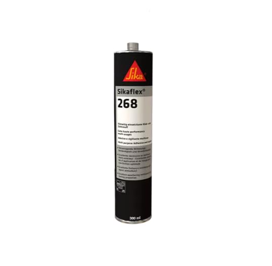 Sikaflex 268 Powercure Elastic Adhesive, 600ml, Black, 14 Per Case