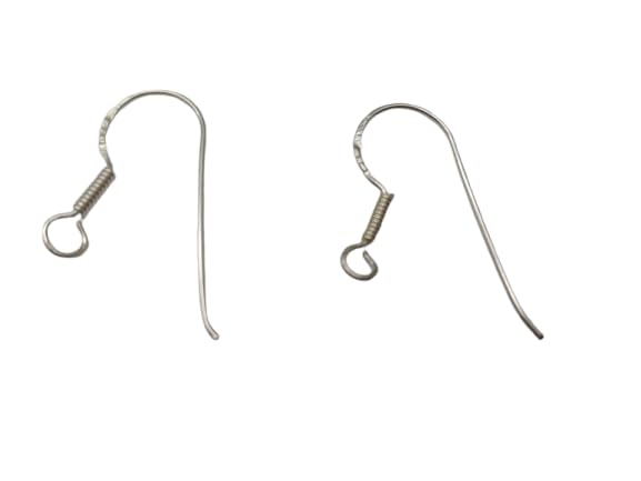 Fusionari 925 Pure Silver Earring Ear Wire Hooks Dangle Earring Thick | Earring Findings | Jewelry Findings | Beads I (2) 1