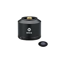 Campingmoon Nachfüllbarer Gaskanister, leer, Taschentank für Gaslaterne, Rucksackreisen, Camping, 15 g, schwarz, BKTC-15