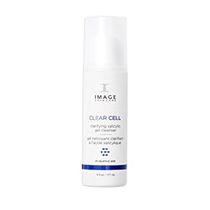 IMAGE Skincare, CLEAR CELL Salicylic Gel Cleanser, Gentle Foaming Face Wash Removes Excess Oil and Shine for Oily Prone Skin