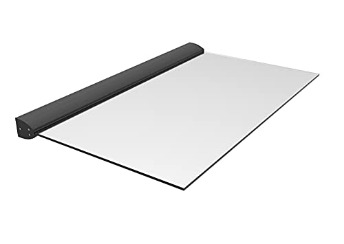 Tettoia in vetro con LED, inclinazione del tetto 0°, 1400 mm, senza vetro