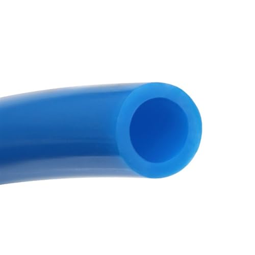 flexiable rubber Air Hose Pneumatic Tube Pipe PU Hoses For Compressor Polyurethane Tubing 8x5mm 6x4mm drain elastic (Color : Blue, Size : OD 6mm x ID 4mm)