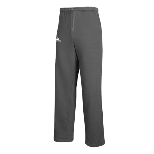 adidas Men's New Fleece Pants Dark Gray S Medium