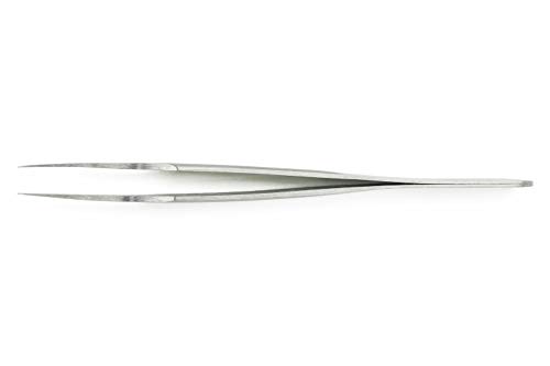 "Weller Erem 2Asa Stainless Steel Straight/Round Broad Anti Magnetic Tweezer" ("4.75"" Length, Tip Width 2 Mm, With Straight/Round Broad Tip") #TOP3
