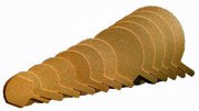 American Metalcraft Round Pressed Board 16" Pizza Peel W/Handle #TOP25