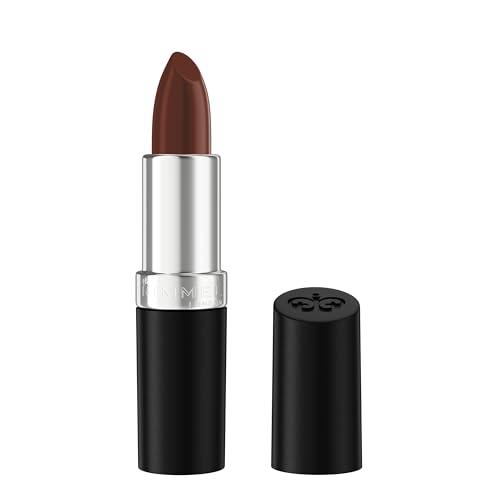 Rimmel Lasting Finish Lipstick | Up to 8 Hours of Intense Lip Color with Color Protect Technology and Exclusive Black Diamond Complex | 0.14 fl oz (Pack of 1) | 90 Cappucino Deep