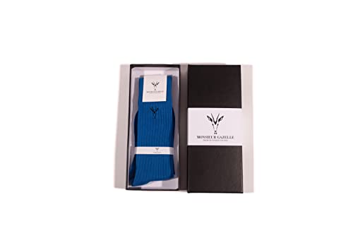 Monsieur Gazelle Premium sokken heren 39-42 of 43-46, katoen, 1 paar, trendy kleuren, sneakersokken, zakelijke sokken