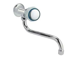 GOPLAST Rubinetto a parete solo acqua fredda, canna s