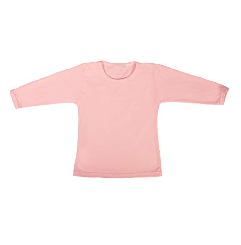 Camiseta Bebê Infantil Kit 5 peças 1 2 3 anos Feminino 100% Algodão Tamanho:2 Anos