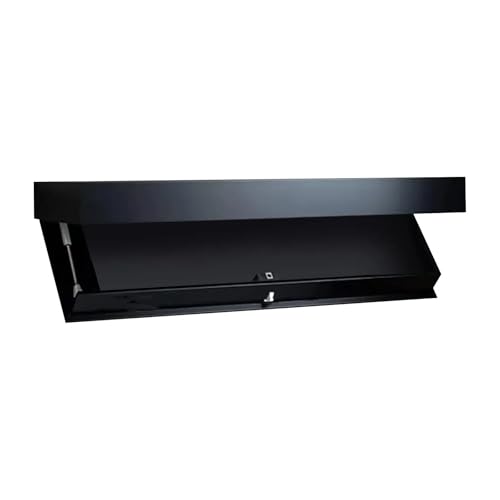 Genérico Compartimentos Secretos Estante con Compartimento Secreto Flotante Oculto Solución de Almacenamiento Pared Muebles estantes Ocultos(Black)