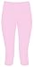 Janisramone Femmes Dames Nouveau Plaine Extensible 3/4 Leggings Entraînement Serré Gym Tondu Capri Actif Un Pantalon