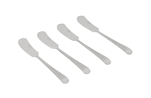 Towle Living Expressions Cheese Spreader s, Set of 4 , STAINLESS STEEL -