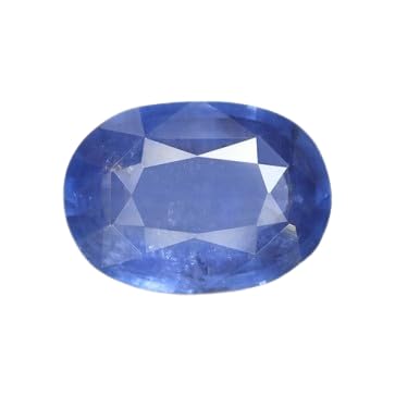 Saphir bleu naturel véritable 8,55 carats certifié pierre précieuse Neelam