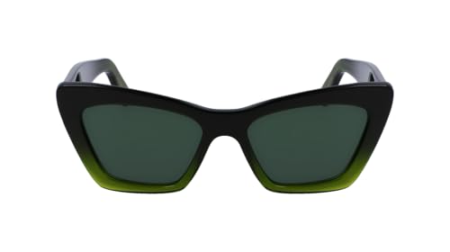 FERRAGAMO Sunglasses SF 929 SN 316 Transparent Dark Green Gradien, 55/17/1452