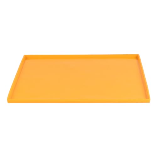 BEBEMOKO Cake Food-grade Baking Pad Flexible Non-stick Cake Rolling Mold for Home Bakery Reusable Baking Tool Orange