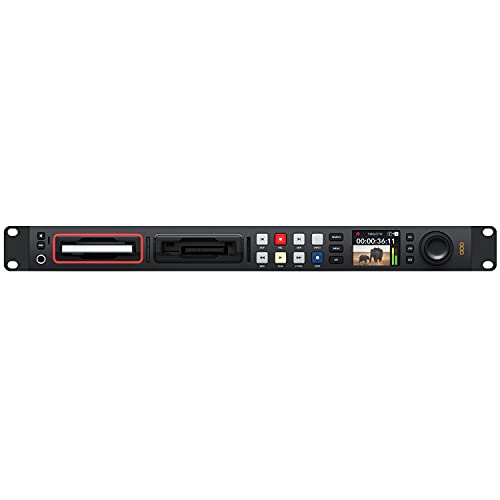 Image of Blackmagic Design HyperDeck Studio HD Pro Recorder with 6ft Power Cord and 5 Pack of SolidSignal Cable Ties (HYPERD /ST /DFHP)