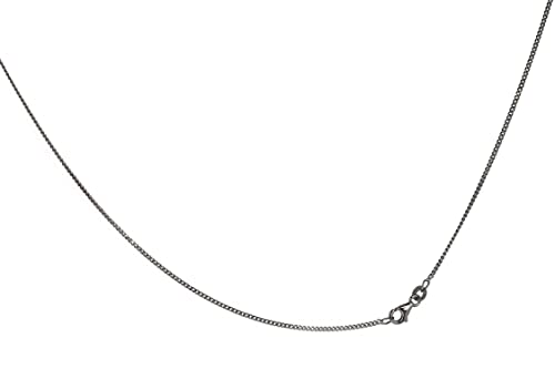 Chaine 60cm pour pendentif en argent rhodié, le cadeau parfait pour homme