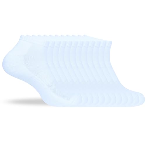 Image of Women's Ankle Socks Thick Cushioned Cotton, Moisture-Wicking socks, Breathable Performance Socks for Running, Sports