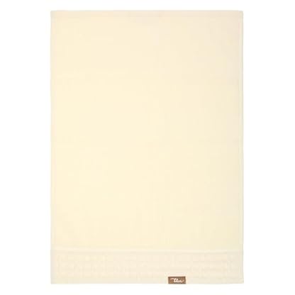 THUN Set 2 Handtücher Creme, 100% Baumwolle, Kollektion Iconic Elengance, 40 x 60 cm, 60 x 100 cm – Bild 4