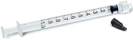 RMH3 DENTAL 1cc Luer Lock Syringe, Sterile 100 Blister Packs.