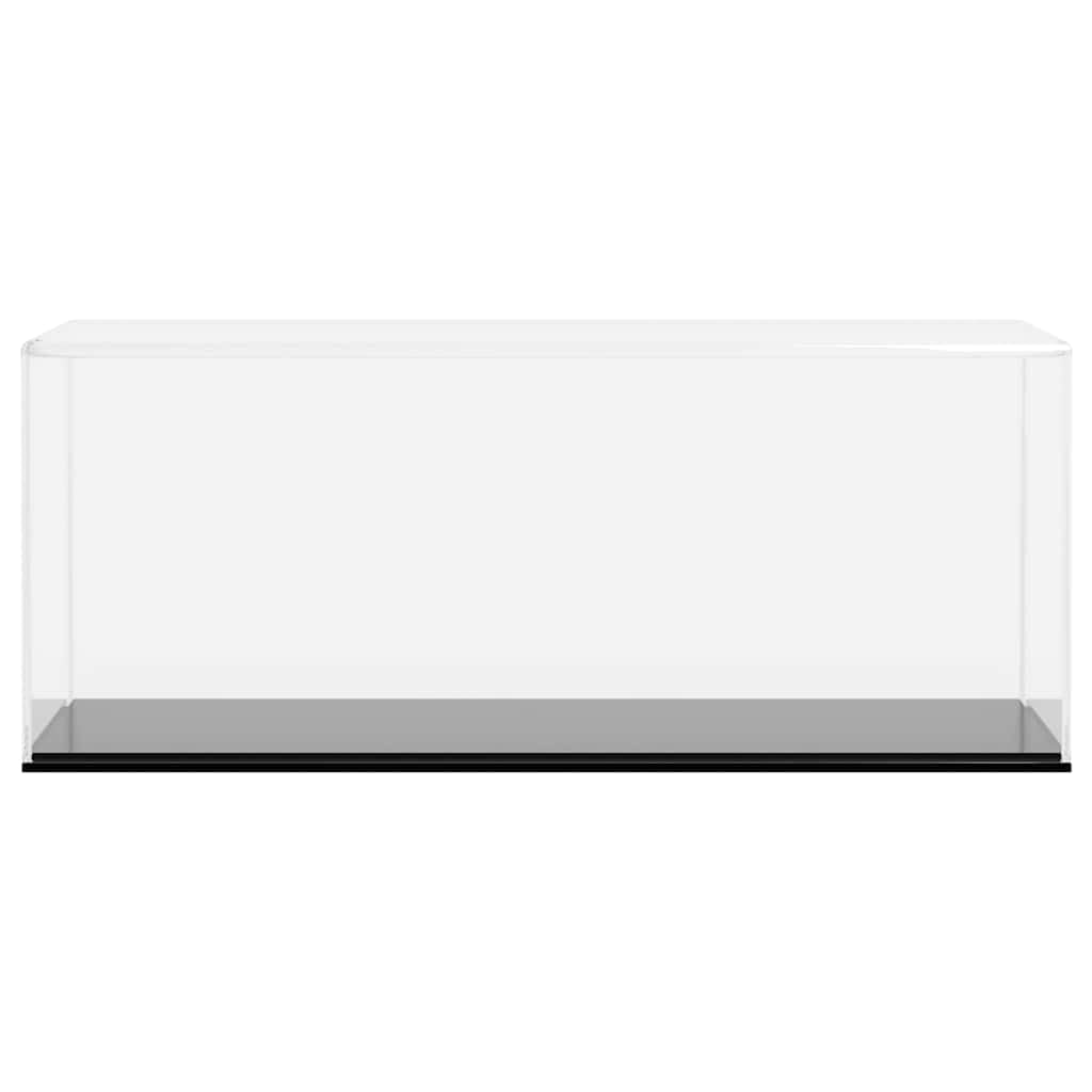 Acryl Vitrine 34x16x14 cm, Staubschutz Box für Sammelfiguren, Modellautos, Souvenirs und Kunsthandwerk, Transparente Displayvitrine