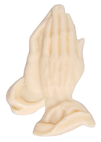 Rayher Praying Hands Wax Decoration for Baptism, First Communion and Confirmation. Prayer Themed Design, Wax Embellishment for Candle Making, 3.8x5.5cm, 31638104
