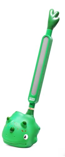 Portable Electronic Synthesizer Instrument - Digital Guitar with Volume Pitch Control for Music Practice(Green Dragon)