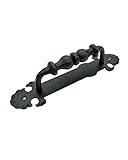 Datos técnicos: – Color: negro, – Largo: 300mm, – Ancho: 72mm, – Distancia entre la placa y el estribo: 35mm, – Grosor del material: 2.5mm, – Material: hierro forjado