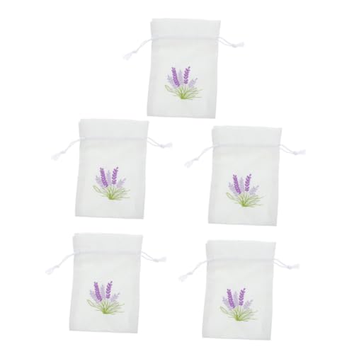 5 bolsas saco de aroma lavanda con cierre y rellenable miniatura 1