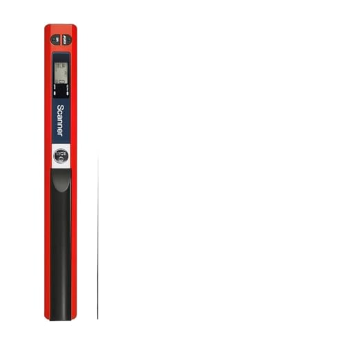 Scanner Portable sans Fil Wand, Format A4, 900 DPI, JPG/PDF, écran LCD, étui de Protection et Carte TF 8 Go(6mm)