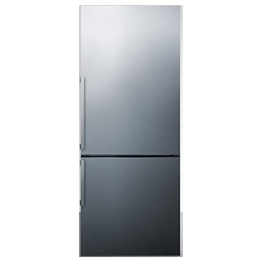 FFBF287SSIM 28" Counter Depth Bottom Freezer Refrigerator with 16.39 cu. ft. Total Capacity, 4.71 cu. ft. Freezer Capacity, 3 Glass Shelves, Crisper Drawer, Field Reversible Doors, Right Hinge, Frost Free Defrost, Energy Star Certified in Stainless Steel