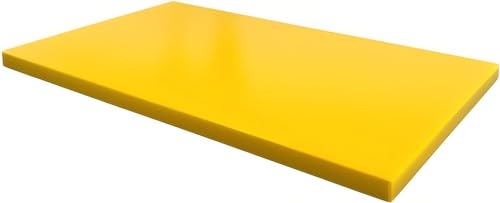 Uzman-Versand - Tagliere in plastica per gastronomia GN, 600 x 400 x 20 mm, in polietilene e polipropilene (PP), colore giallo