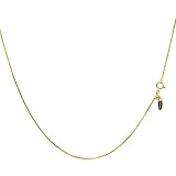 [ララクリスティー] ゴールド チェーン ネックレス 18金 K18 ベネチアン 幅0.85mm 約3.07g 最長45cm 長さ調整可能 lc97-0047