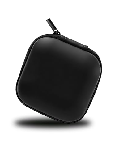 MAS CARNEY Earphone Case, Headphone Earbud Hard Protective Carrying earplug Case Bag for Wired Earphones MP3 Small Items