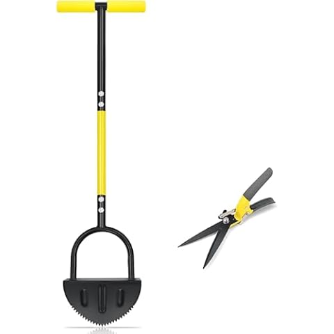 Byhagern Upgrade Manual Edger with Steel Long Handle Cover