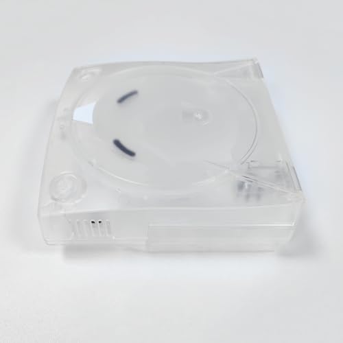 Image of Hzxkqmil Replacement Shell for SEGA Dreamcast DC Retro Video Game Console, Translucent Plastic Housing Case Accessories for Dreamcast DC, Transparent White