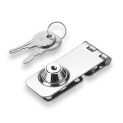 SeaLux Marine ProdcutsStainless Steel Swivel Hasp and Staple with Lock and 2 keys